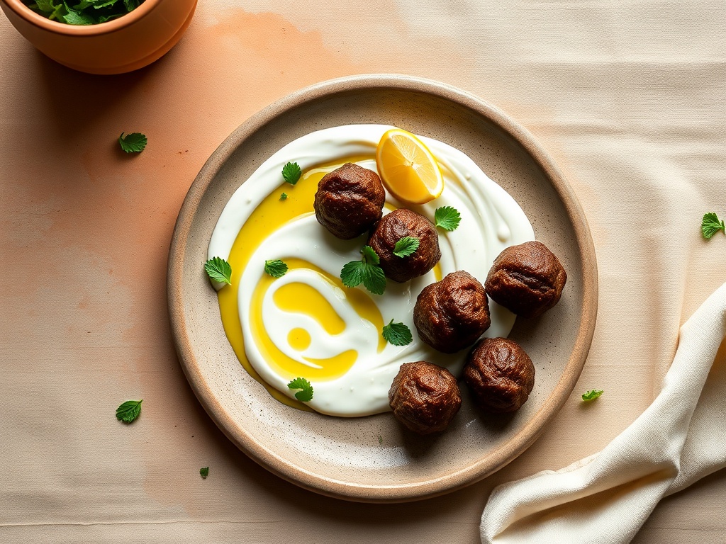 Lamb Kofta with Cucumber Yogurt