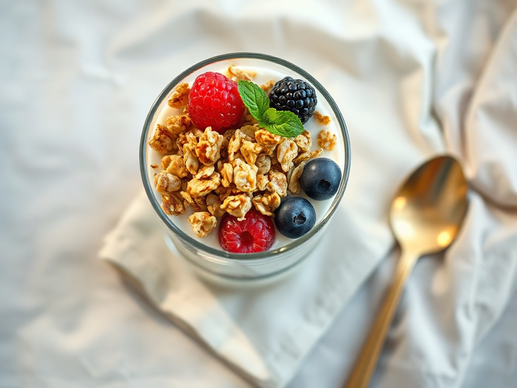 Yogurt Parfaits with Skillet Granola